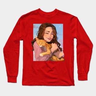 Cat Owner Desing Gift Long Sleeve T-Shirt